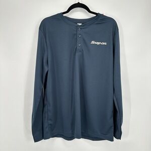 Snap-On Tools Men's Long Sleeve‎ Henley / Promo Shirt XL New With Tags (Staples)